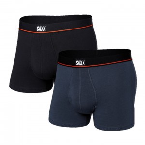 Saxx Non-Stop Stretch Cotton 2-Pack Underwear | 3814-ZCLBD