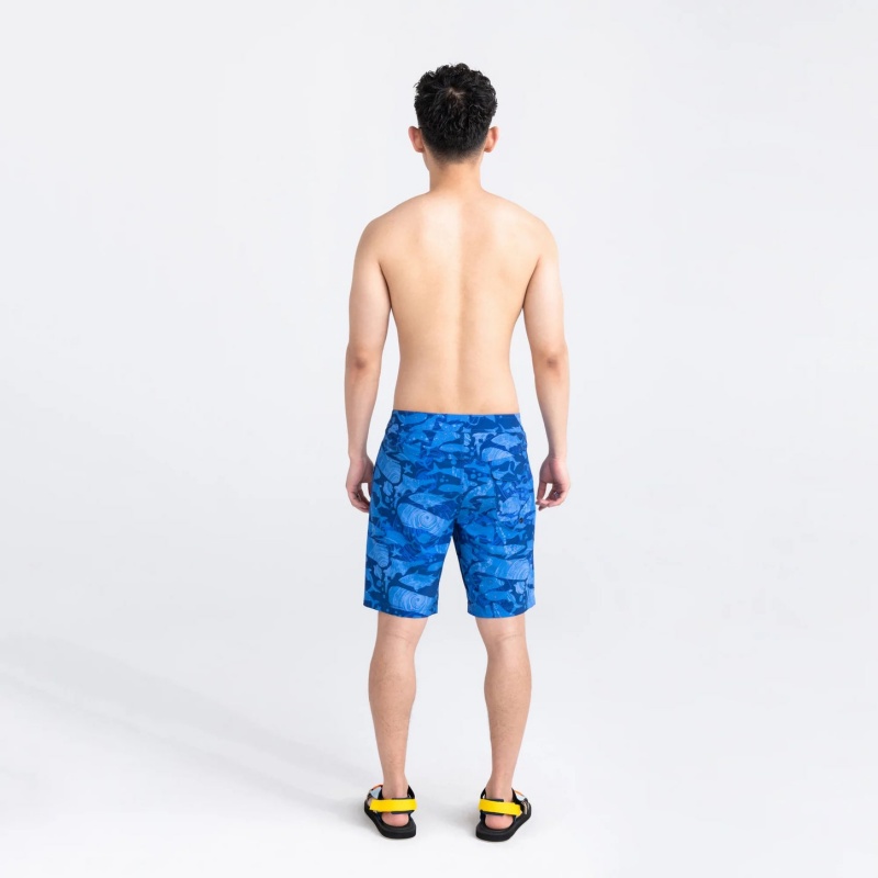 Saxx Betawave Swim Shorts | 6931-BAFNP