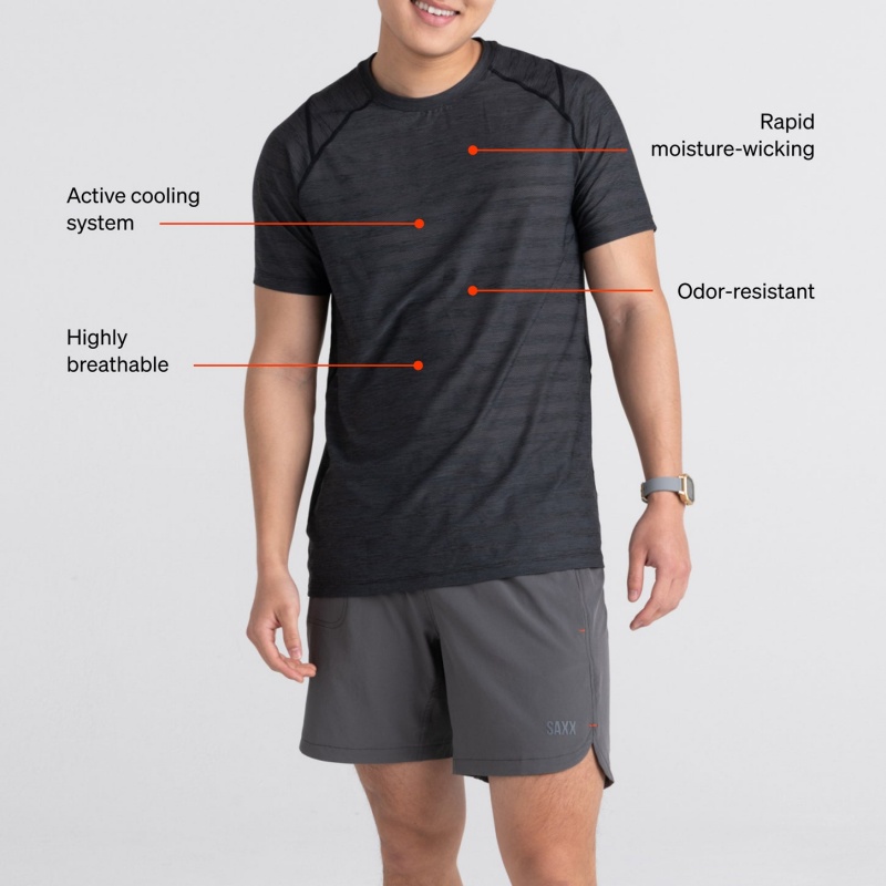 Saxx DropTemp™ Cooling Mesh T Shirts | 0938-RGTJH